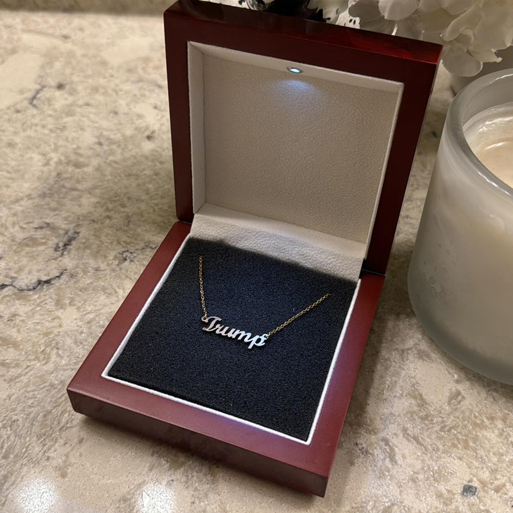 💎 NEW! TRUMP 18k Gold Necklace