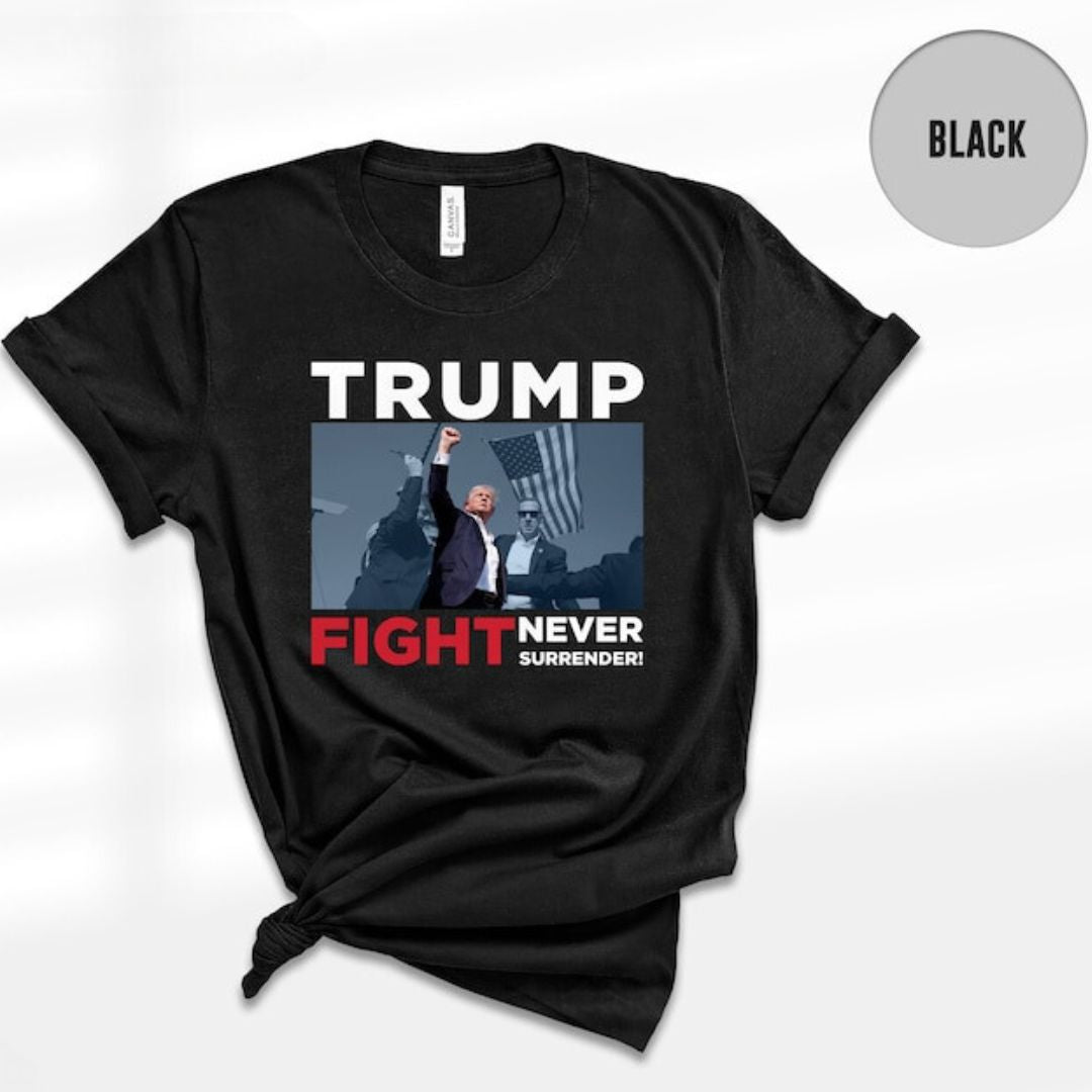 UNISEX Donald Trump Legend Tee - Support Trump 2024 Shirt - Republican Gifts - Trump Campaign Assassination Photo Shirt