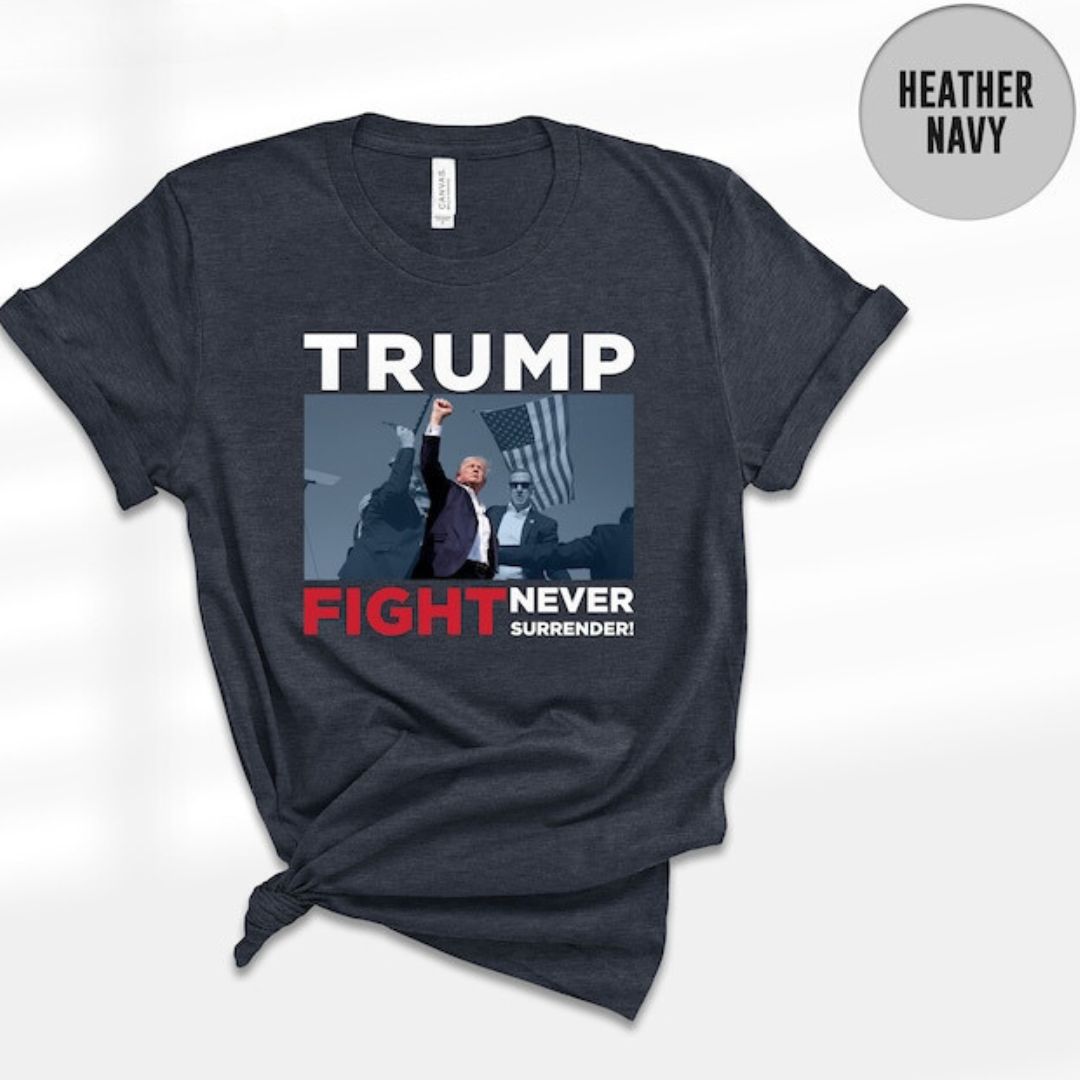 UNISEX Donald Trump Legend Tee - Support Trump 2024 Shirt - Republican Gifts - Trump Campaign Assassination Photo Shirt