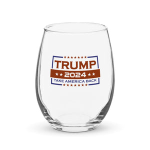 Trump2024 Wine Glass
