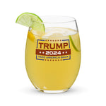 Trump2024 Wine Glass