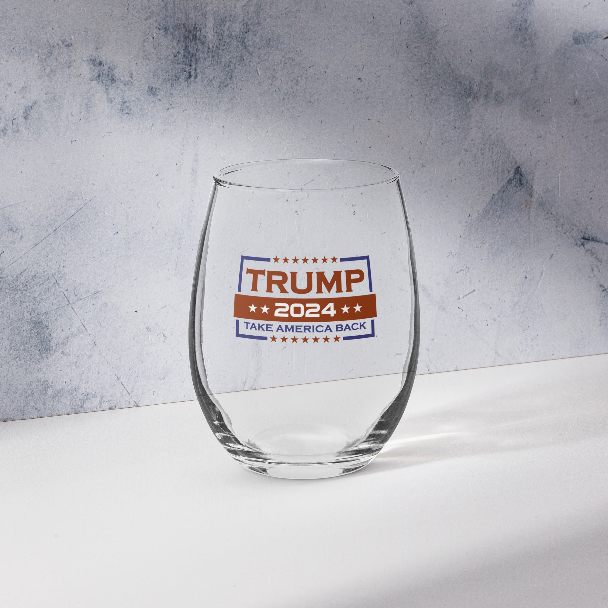 Trump2024 Wine Glass