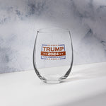 Trump2024 Wine Glass