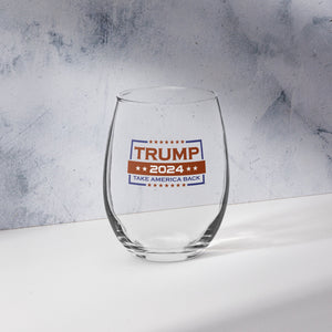 Trump2024 Wine Glass