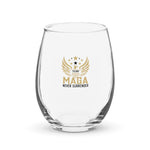 🍷  NEVER SURRENDER Wine Glass