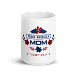 👩‍❤️‍👨 Proud American MOM glossy mug