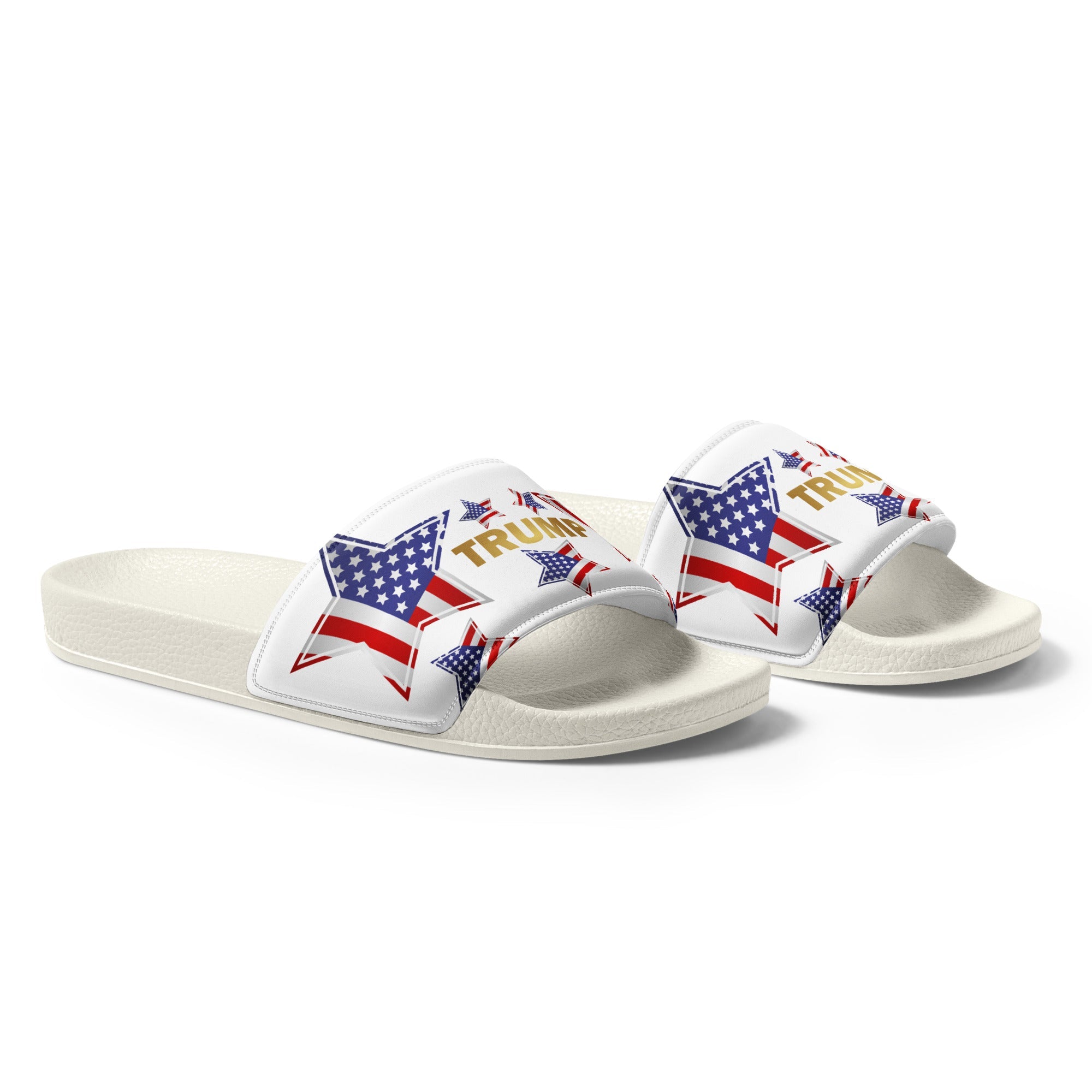 🏖 TRUMP Gold Sliders - Women's